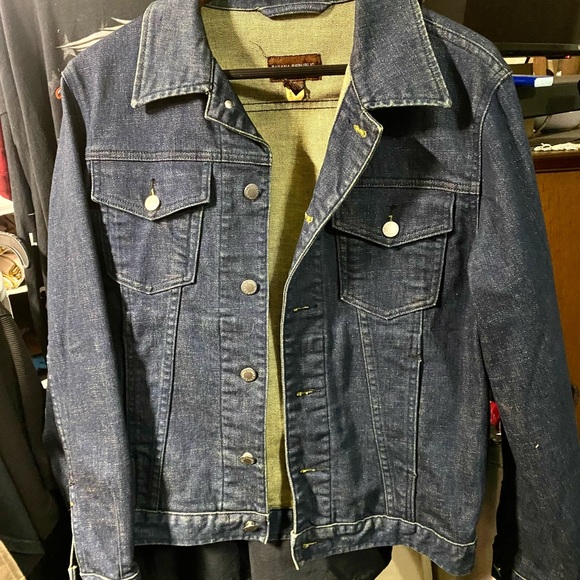 Banana Republic Dark Wash Blue Denim Jacket - Men’s Size Small - Picture 5 of 6